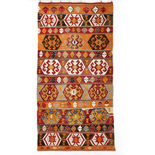 Lade das Bild in den Galerie-Viewer, Vintage Anatolian Cal Runner Kilim 95x193 cm .