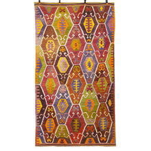 Load the image into the gallery viewer, Vintage Anatolian Barak Kilim 141x263 cm.