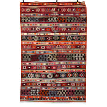 Lade das Bild in den Galerie-Viewer, Vintage Anatolian Cicim Kilim  156x235 cm