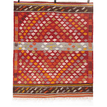 Lade das Bild in den Galerie-Viewer, Vintage Anatolian Kilim  123x145 cm .