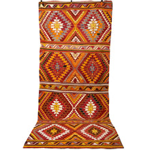 Lade das Bild in den Galerie-Viewer, Vintage Anatolian Kilim  162x392 cm .