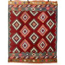 Lade das Bild in den Galerie-Viewer, Vintage Anatolian Karakecili Kilim 167x204 cm .