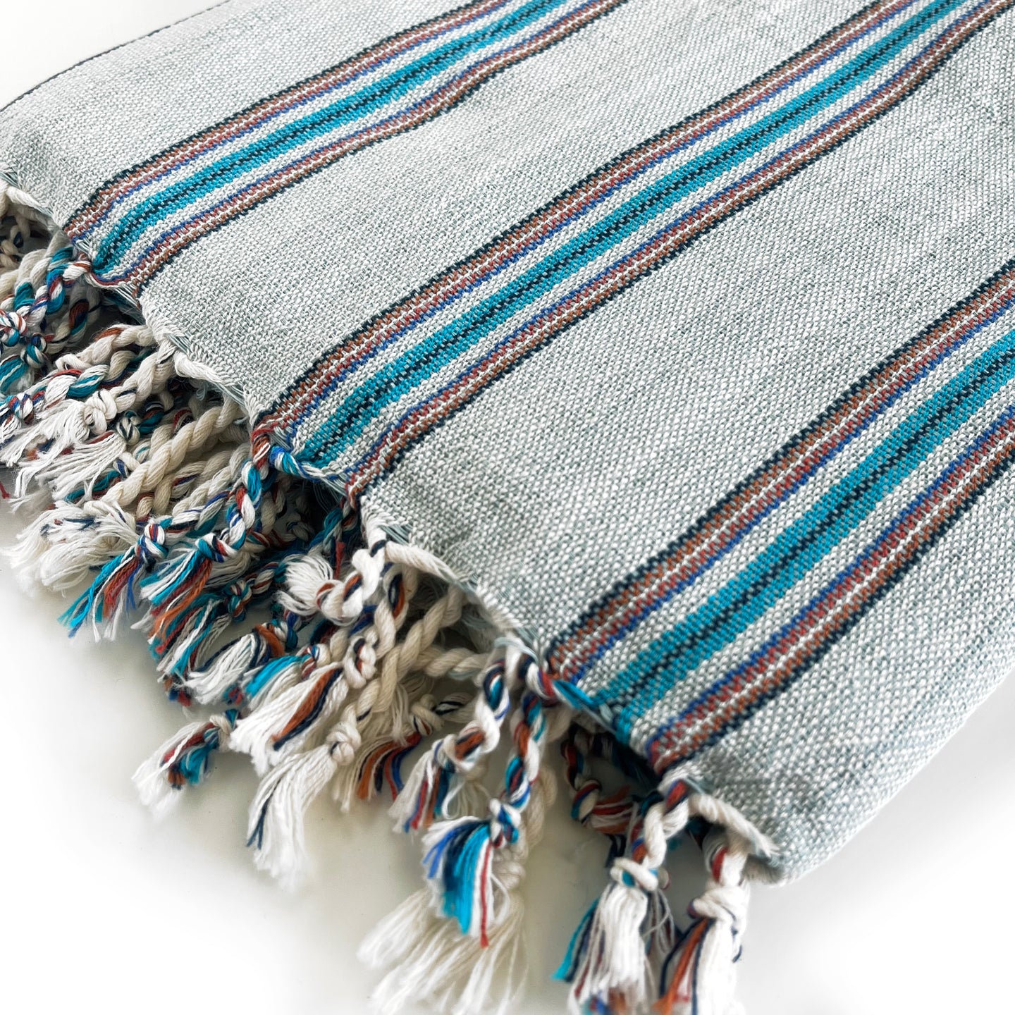 Blue Striped Peshtemal