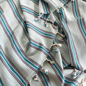 Blue Striped Peshtemal