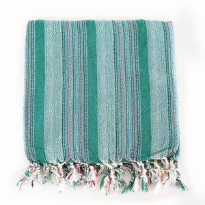 Striped Green Peshtemal