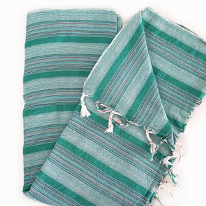 Striped Green Peshtemal