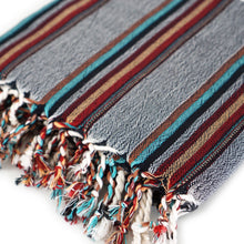 Charger l&#39;image dans la galerie, Striped Grey Peshtemal
