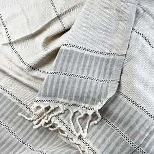 Grey Ziggy Peshtemal