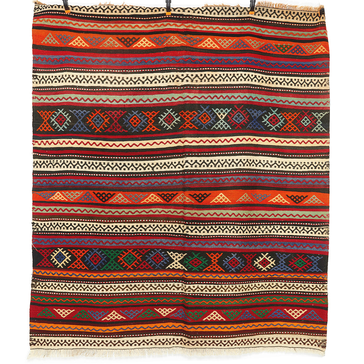 Vintage Anatolian Cicim Kilim   183x208 cm .