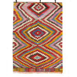 Vintage Anatolian Kilim   140x198 cm .