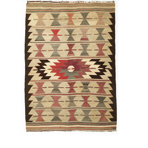 Vintage Anatolian Kilim   91x130 cm .