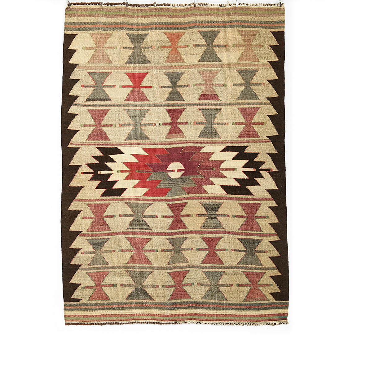 Vintage Anatolian Kilim   91x130 cm .