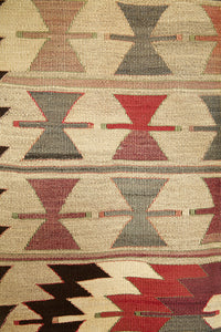 Vintage Anatolian Kilim   91x130 cm .