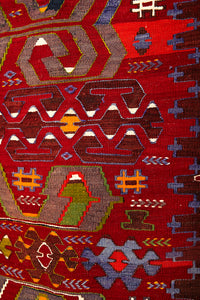 Vintage Anatolian Kilim   88x161 cm .