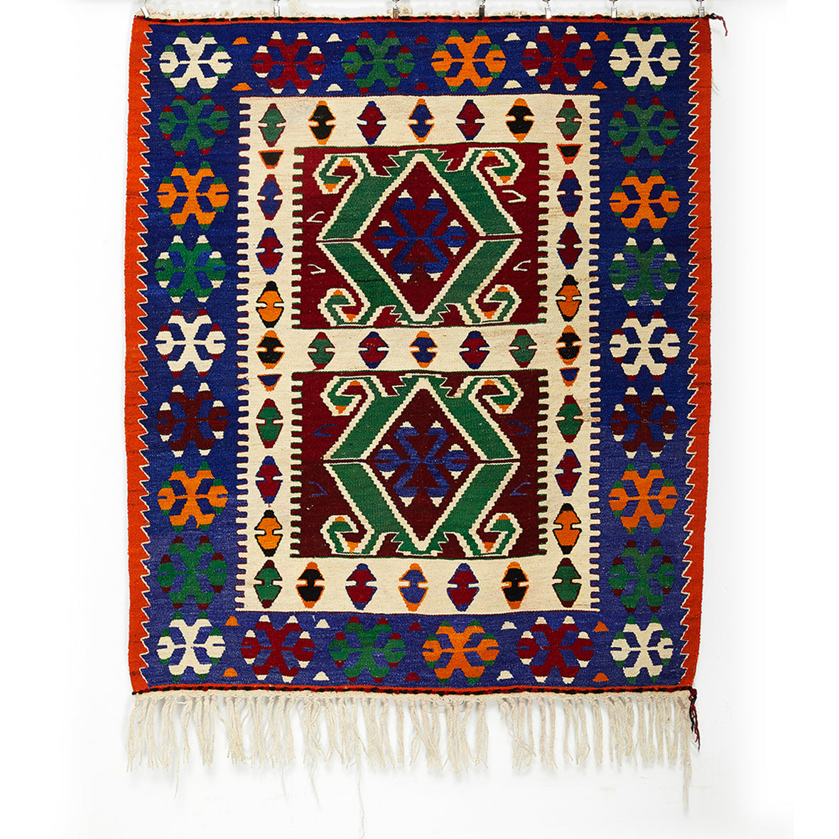 Vintage Anatolian Kilim   100x115 cm .