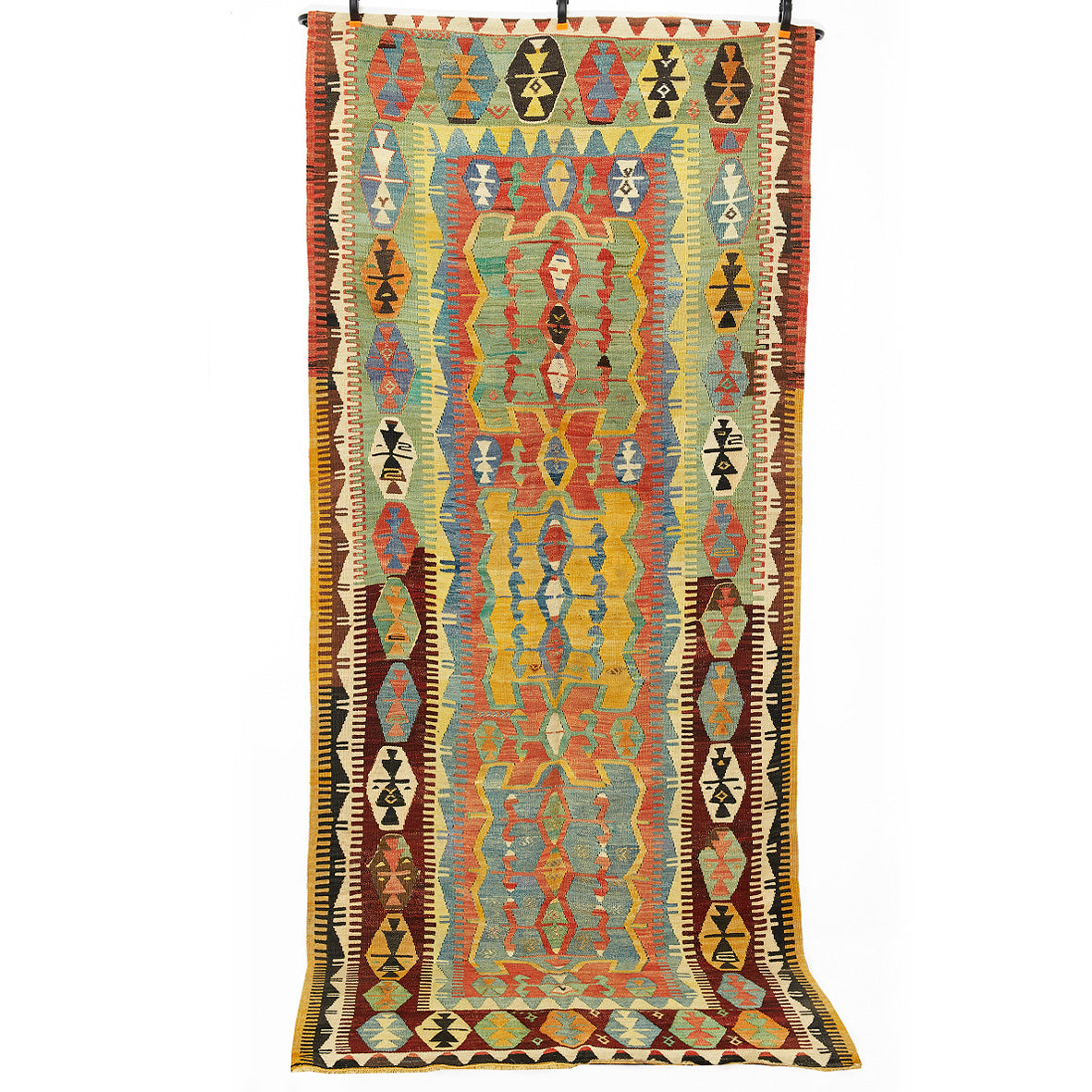 Vintage Anatolian Runner kilim   138x320 cm .
