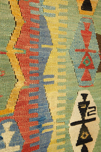 Vintage Anatolian Runner kilim   138x320 cm .