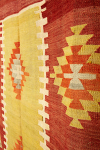 Vintage Anatolian Kilim   162x375 cm .