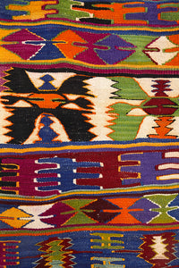 Vintage Anatolian Kilim   104x140 cm .