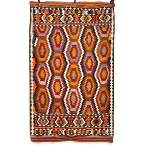 Vintage Anatolian Kilim  147x242 cm .