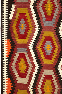 Vintage Anatolian Kilim  147x242 cm .