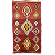 Lade das Bild in den Galerie-Viewer, Vintage Anatolian Kilim 141x266 cm .

