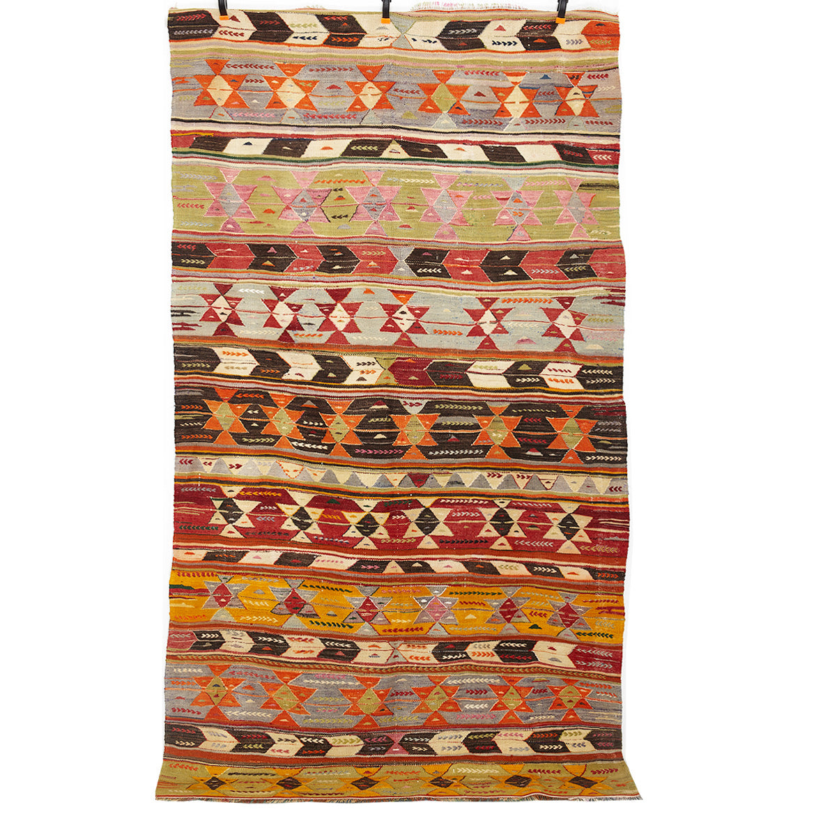 Vintage Anatolian Kilim   150x273 cm .
