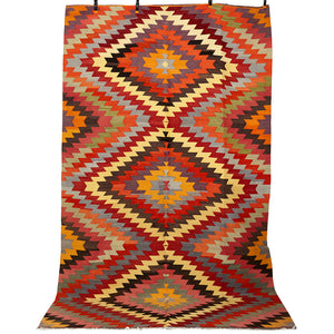 Vintage Anatolian Kilim  196x310 cm .