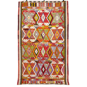 Vintage Anatolian Barak Kilim  158x275 cm .
