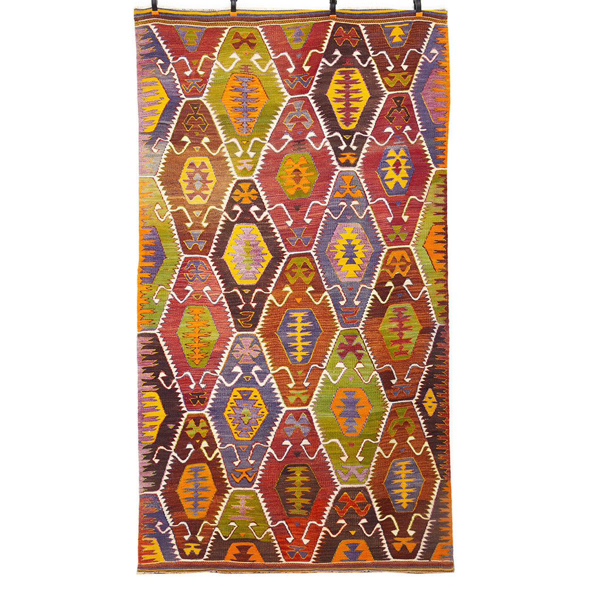 Vintage Anatolian Barak Kilim  141x263 cm .