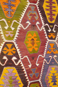 Vintage Anatolian Barak Kilim  141x263 cm .
