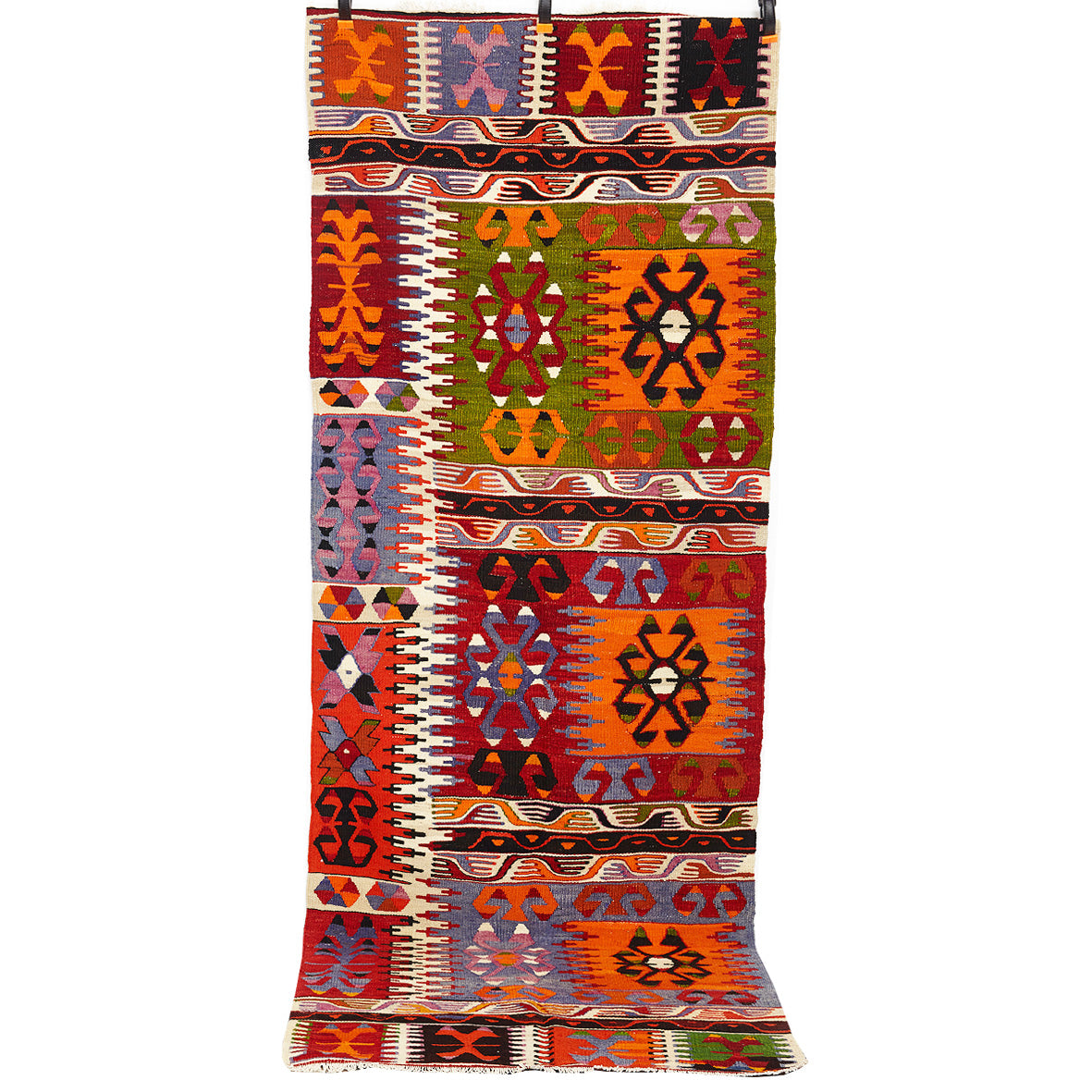 Vintage Anatolian Cal Runner Kilim  86x241 cm .