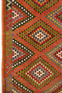 Vintage Anatolian Cicim Kilim  152x290 cm .
