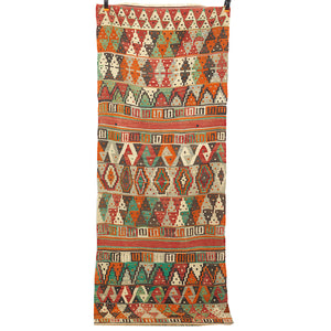 Vintage Anatolian Runner Kilim  80x206 cm .