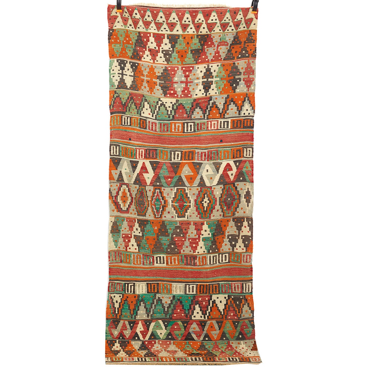 Vintage Anatolian Runner Kilim  80x206 cm .