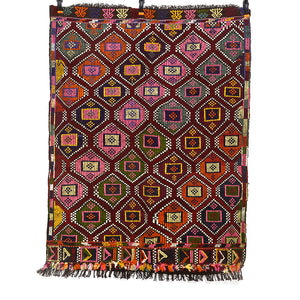 Vintage Anatolian Cicim Kilim  112x150 cm .