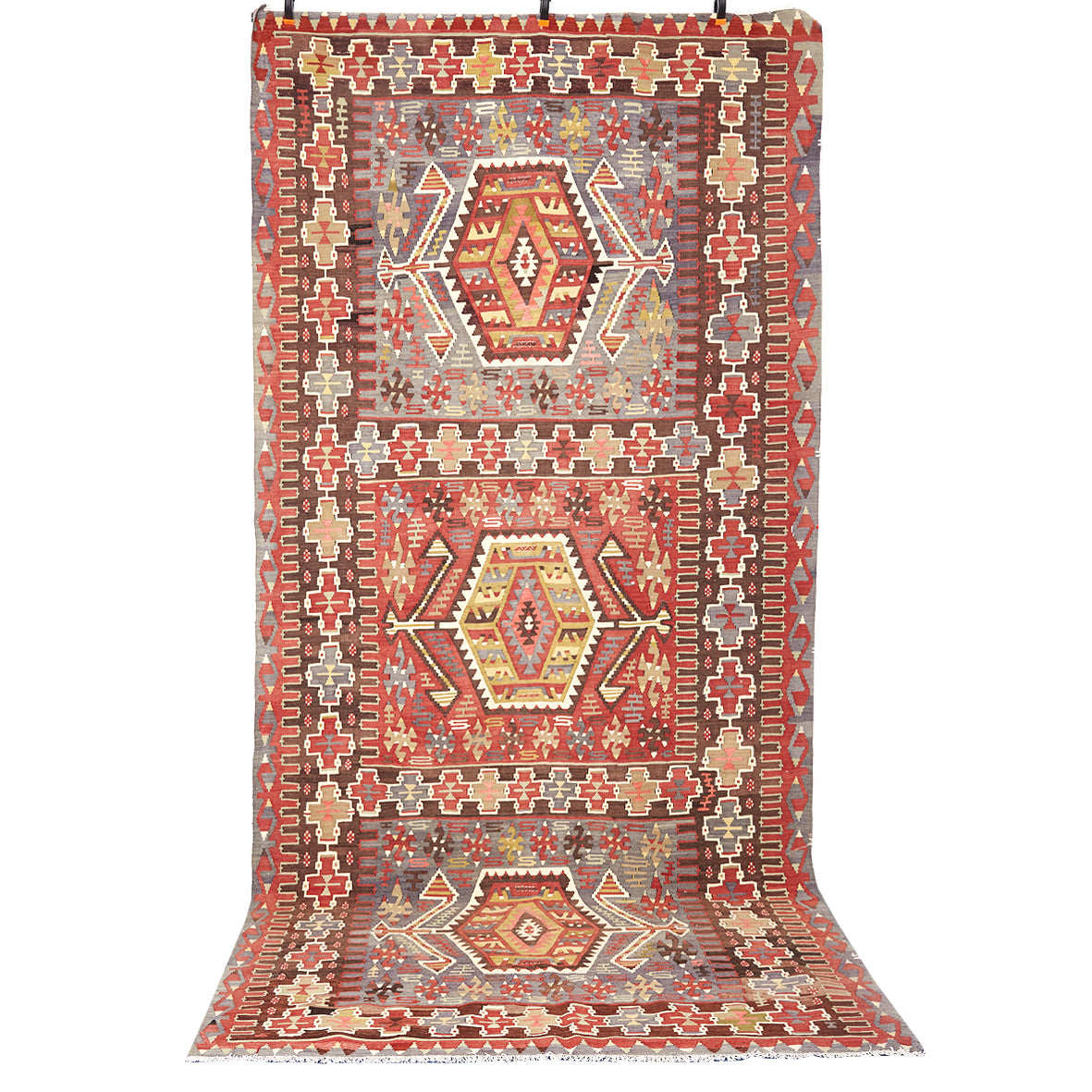 Vintage Anatolian Kilim  160x342 cm .
