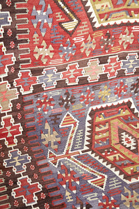 Vintage Anatolian Kilim  160x342 cm .