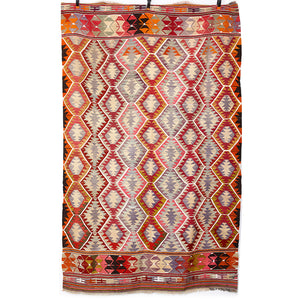 Vintage Anatolian Barak Kilim  155x245 cm .