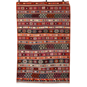 Vintage Anatolian Cicim Kilim  156x235 cm