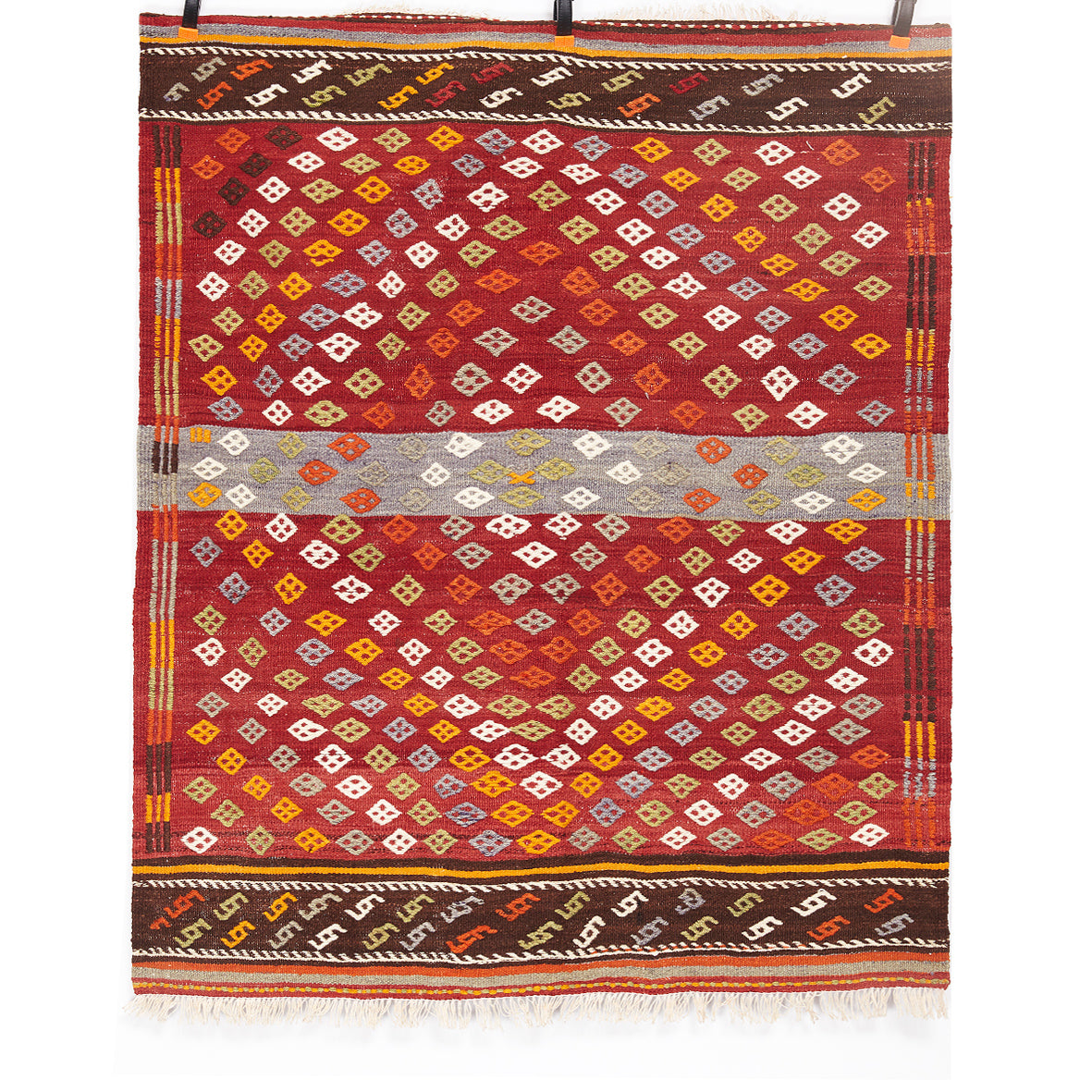 Vintage Anatolian Kilim  123x145 cm .