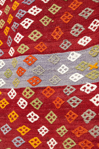 Vintage Anatolian Kilim  123x145 cm .