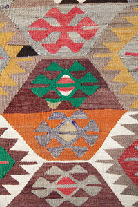 Vintage Anatolian Tavas Kilim  140x250 cm