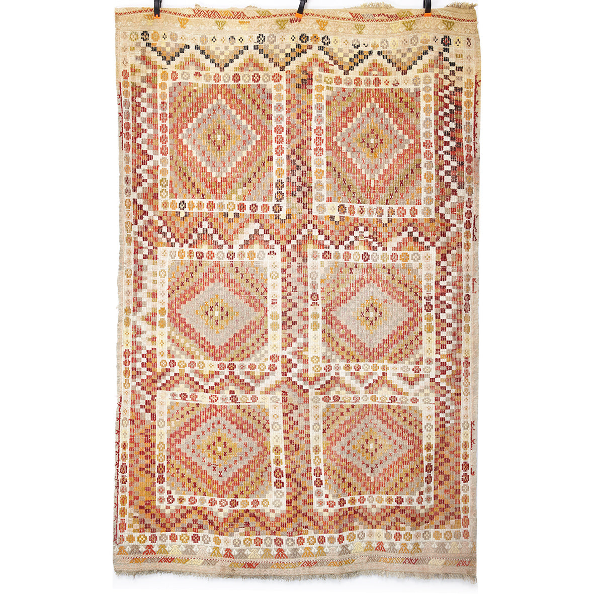 Vintage Anatolian Cicim Rug 156x240 cm .