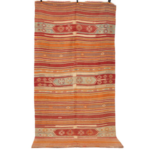 Vintage Anatolian Kilim  150x295 cm .