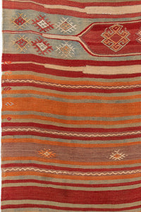 Vintage Anatolian Kilim  150x295 cm .