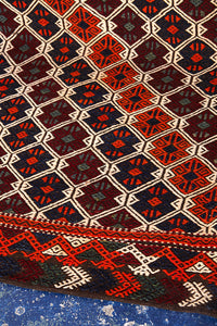 Vintage Anatolian Cicim Kilim  146x323 cm .