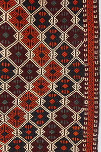 Vintage Anatolian Cicim Kilim  146x323 cm .