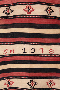 Vintage Anatolian Kilim  163x220 cm .