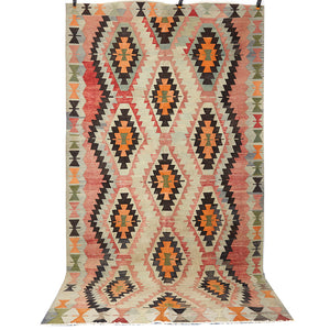 Vintage Anatolian Kilim  184x345 cm .